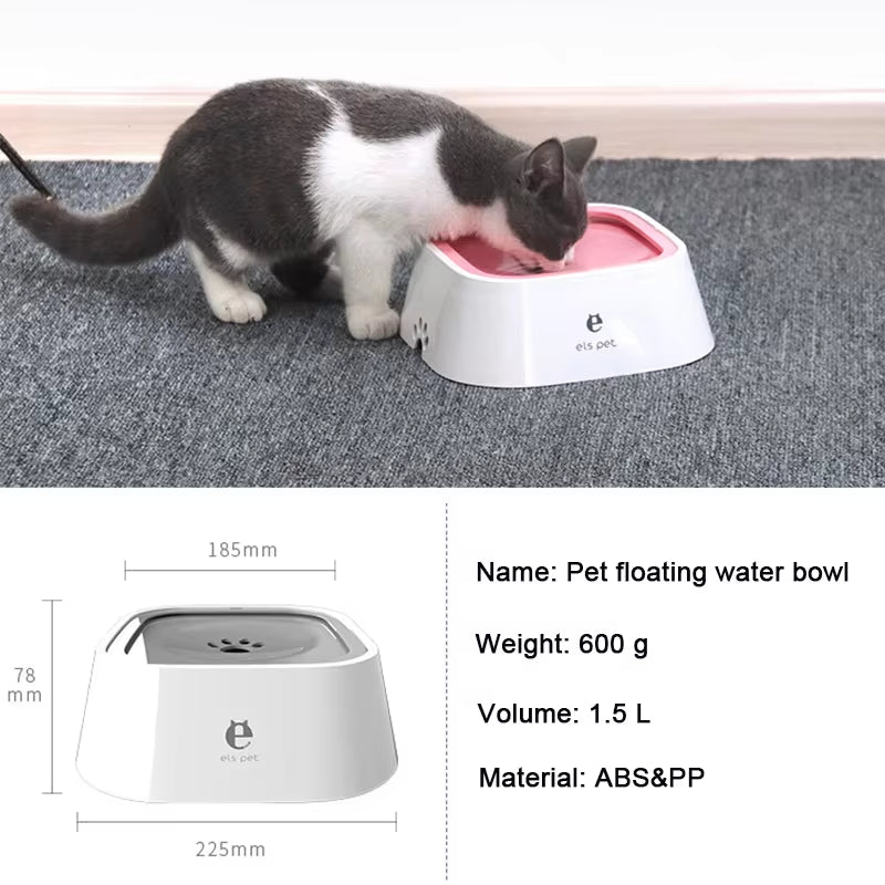 Revolutionary Spill-Free Dog Water Bowl – Floating Design for Clean, Easy Hydration