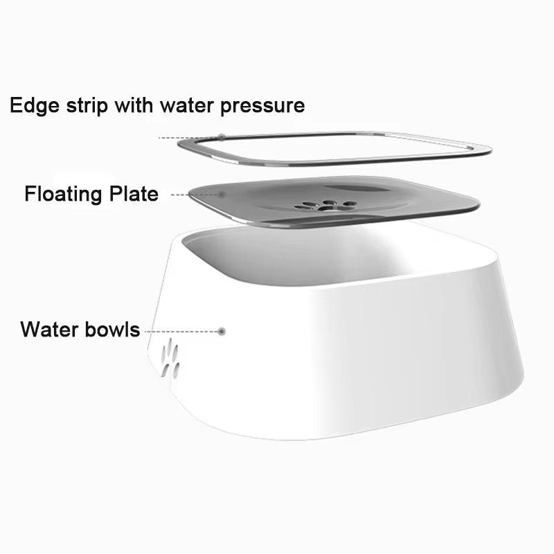 Revolutionary Spill-Free Dog Water Bowl – Floating Design for Clean, Easy Hydration