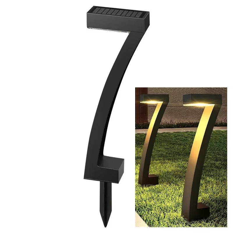 Illuminate Your Outdoors with 4/8 Pcs Solar LED Garden Lights - Stylish, Waterproof Pathway Spotlights for a Stunning Yard or Patio