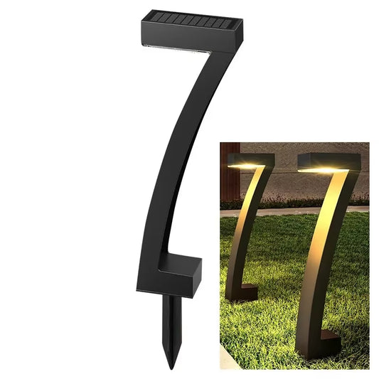 Illuminate Your Outdoors with 4/8 Pcs Solar LED Garden Lights - Stylish, Waterproof Pathway Spotlights for a Stunning Yard or Patio